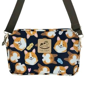 Waterproof Corgi Rectangle Crossbody Shoulder Phone Purse